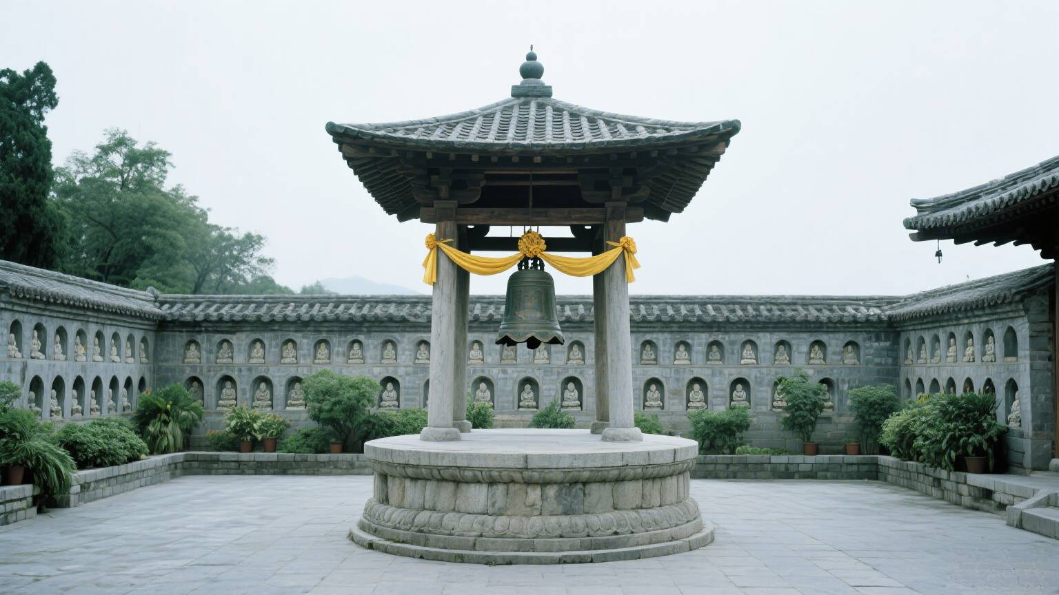 庭院式设计 生命纪念墙